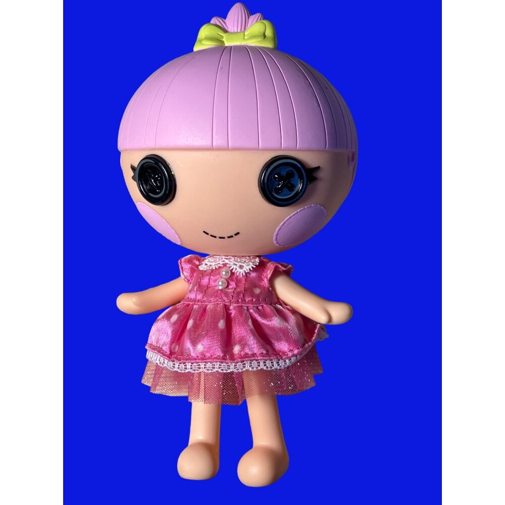 LALALOOPSY LITTLES TRINKET SPARKLES PINK HAIR SISTER of Jewel Doll 7.5"